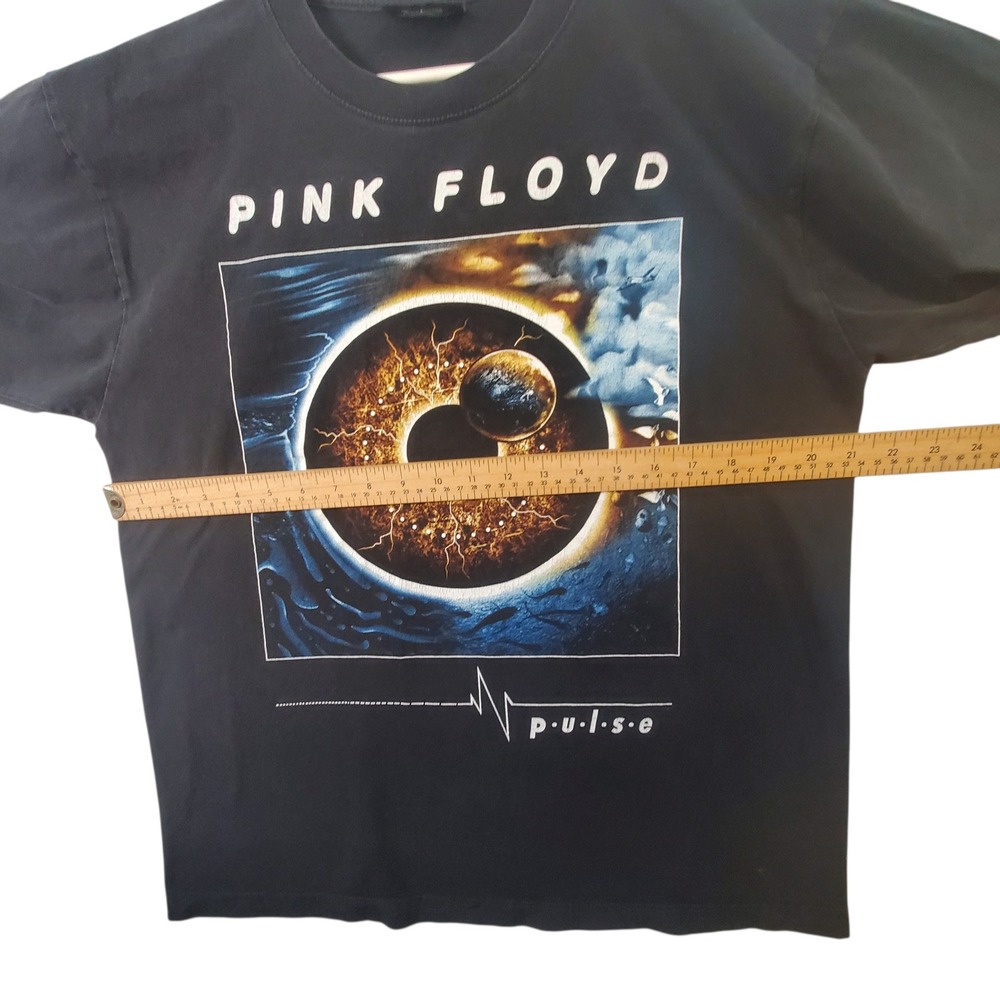 Rock Chang Pink Floyd Pulse Long Sleeve Shirt Mens Large Black Eye Graphic Tee - Picture 3 of 10